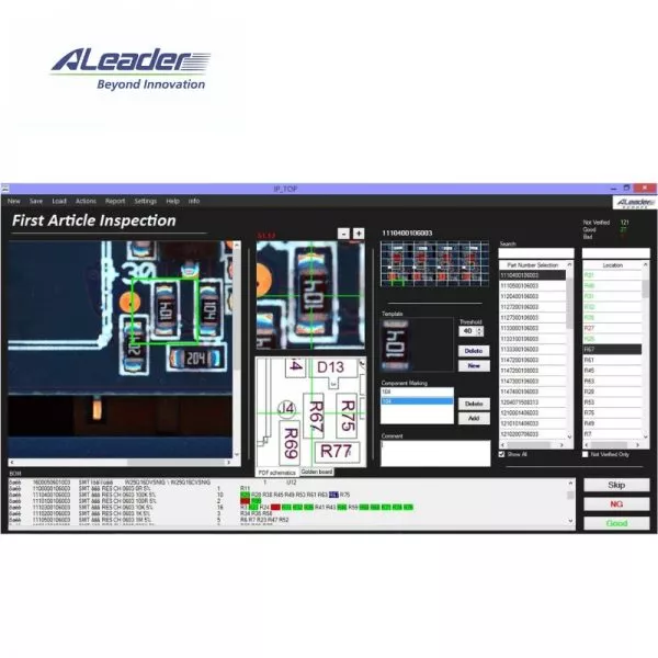 אפליקציית FAI דגם Aleader | First Article Inspection